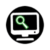 zum Online-Katalog DBB - Icon mit PC mit Lupe