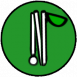 Das Icon zeigt einen Langstock